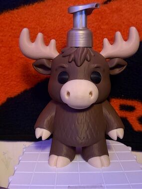 Moose bath and body soap holder
